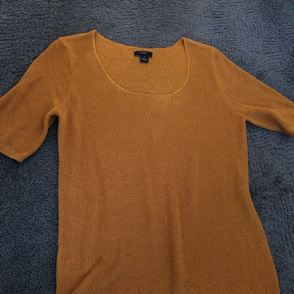 Gold/copper sweater T-shirt - unique!!